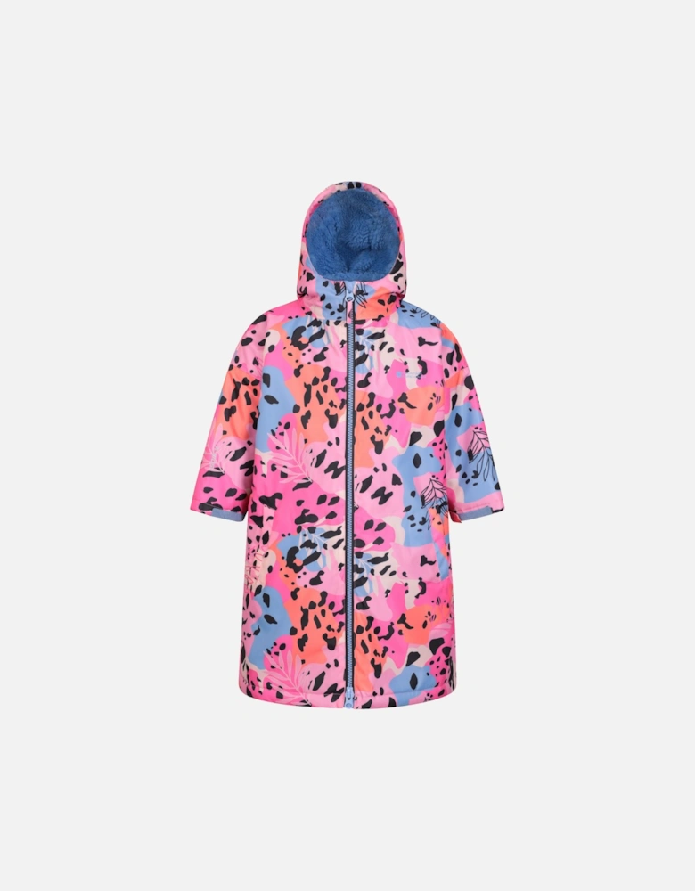 Childrens/Kids Tidal Animal Print Poncho Jacket