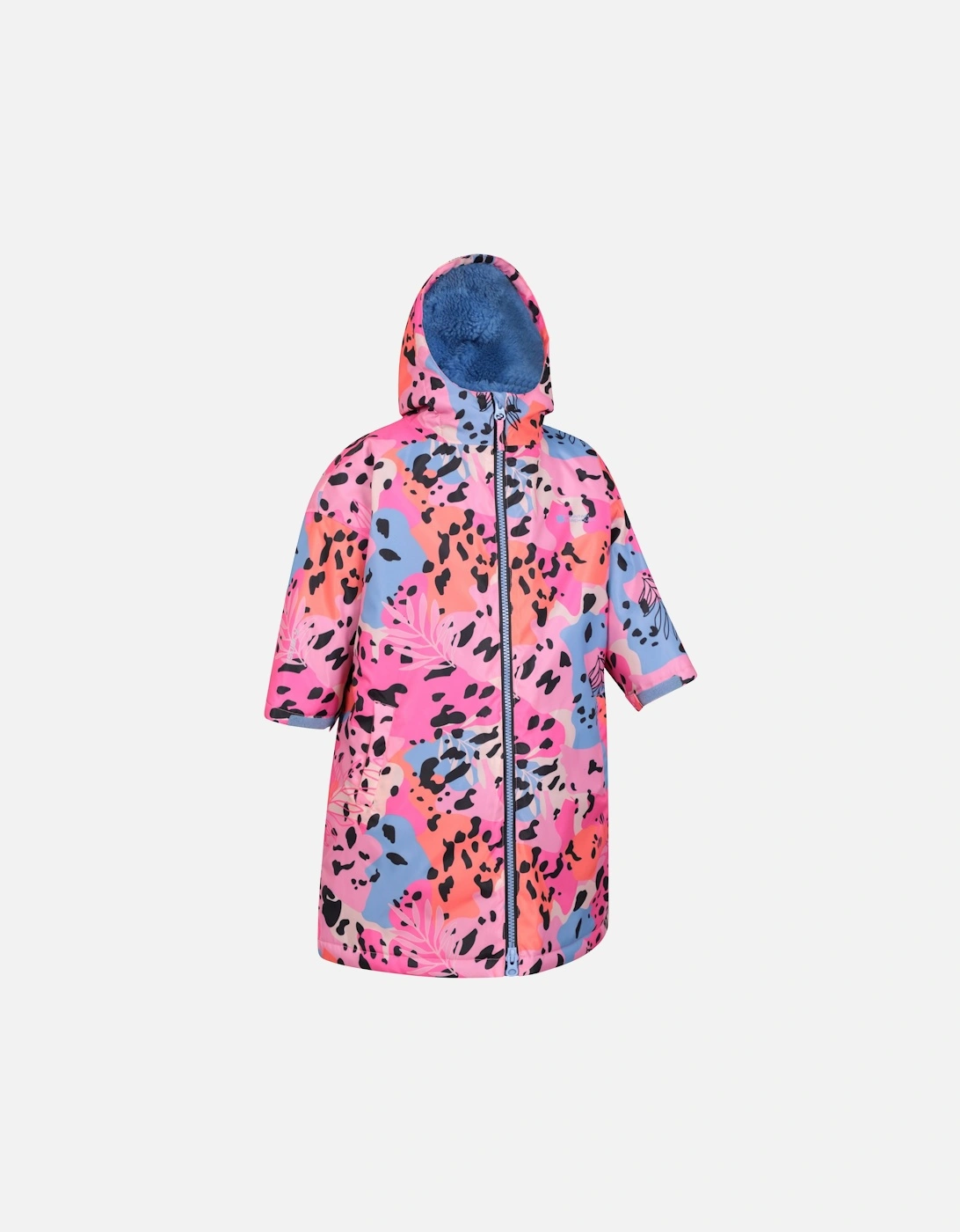 Childrens/Kids Tidal Animal Print Poncho Jacket