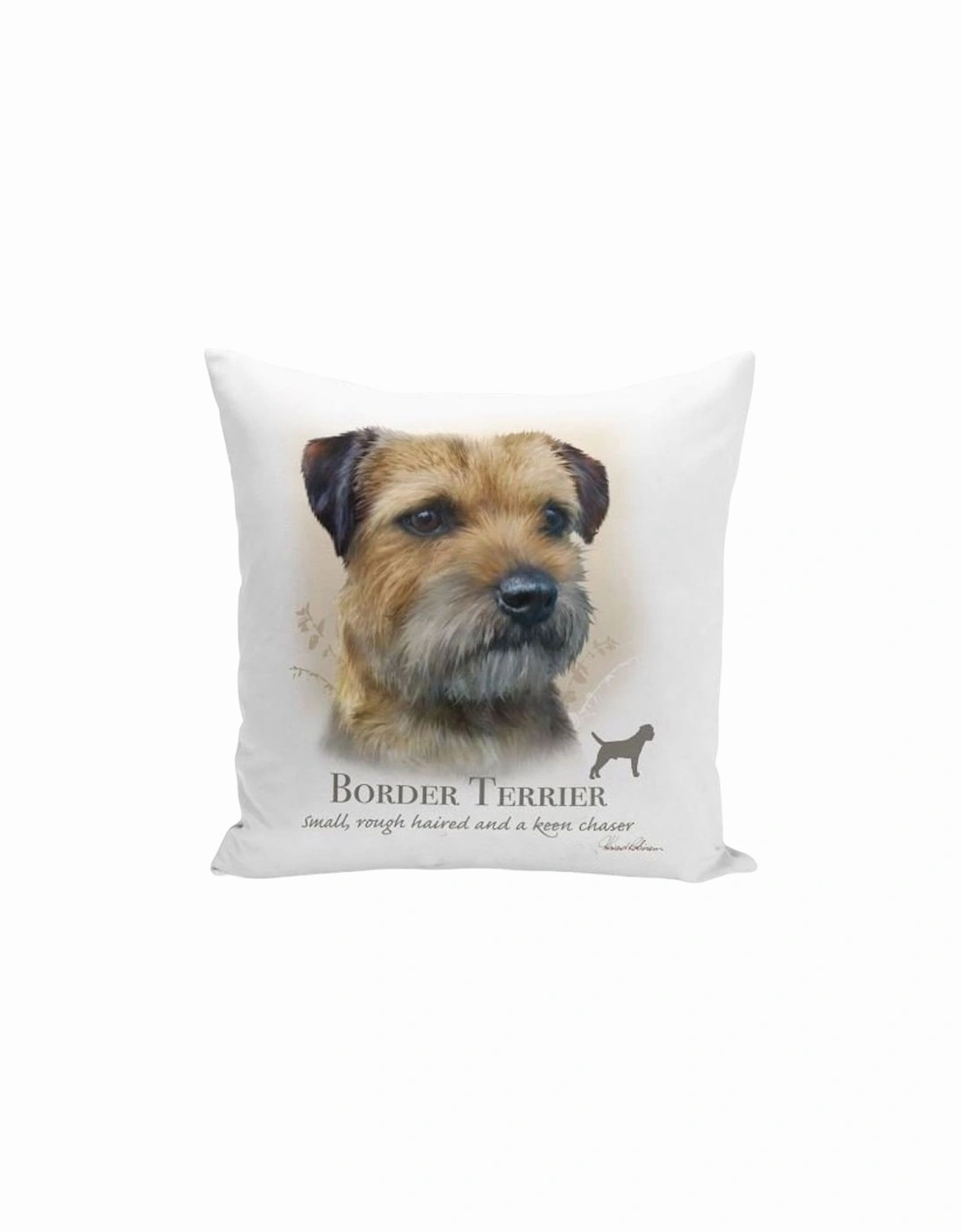 Border Terrier Filled Cushion, 2 of 1