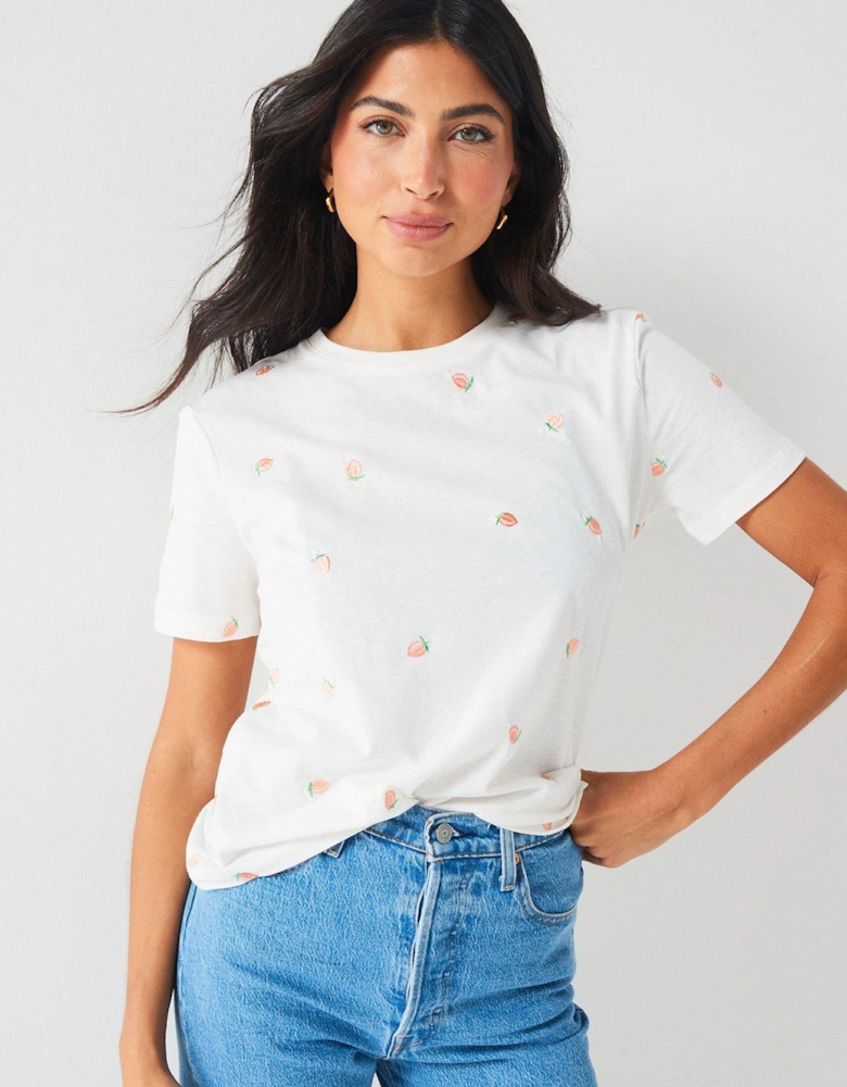 Embroidered Tshirt - Print