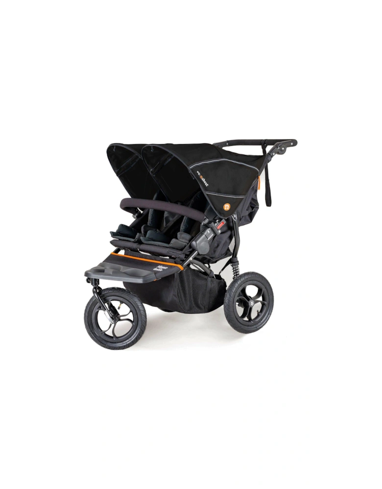Out n About Nipper Double V5 Pushchair - Black