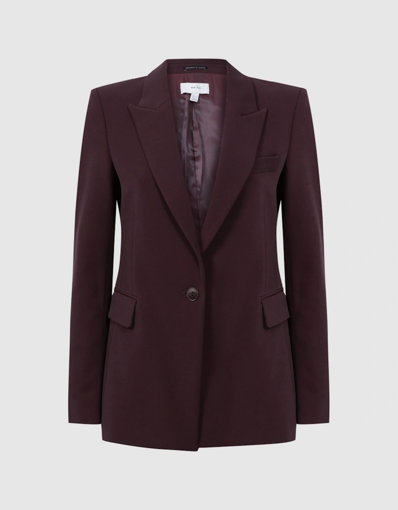 Tailored Single Breasted Suit Blazer