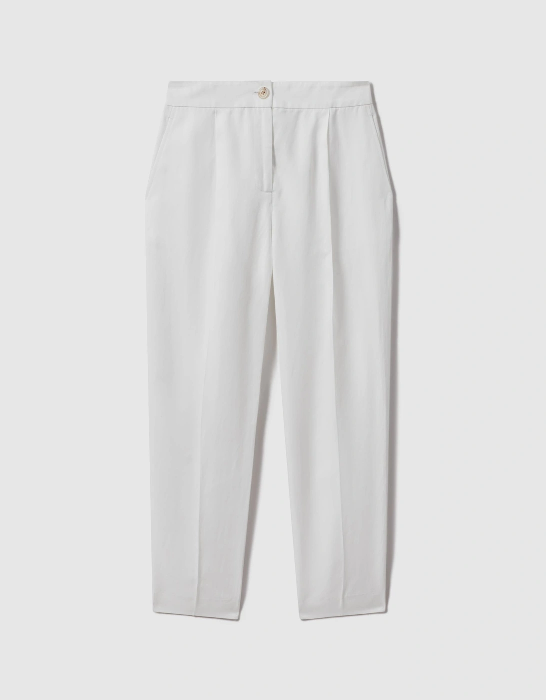 Tencel-Linen Tapered Suit Trousers, 2 of 1