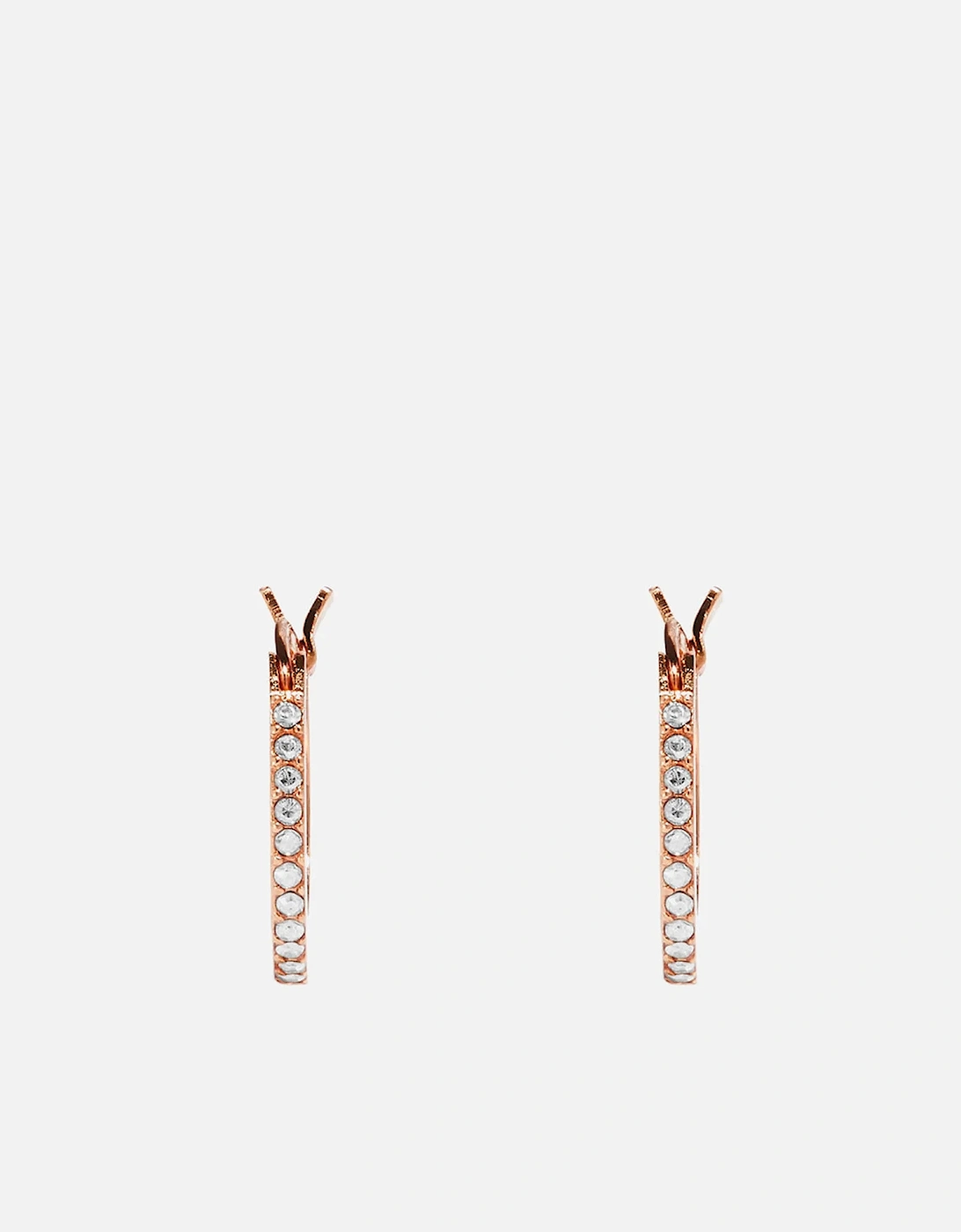 Women's Pave Huggie Earrings - Ro/Peach - - Home - Brands - - Women's Pave Huggie Earrings - Ro/Peach, 2 of 1