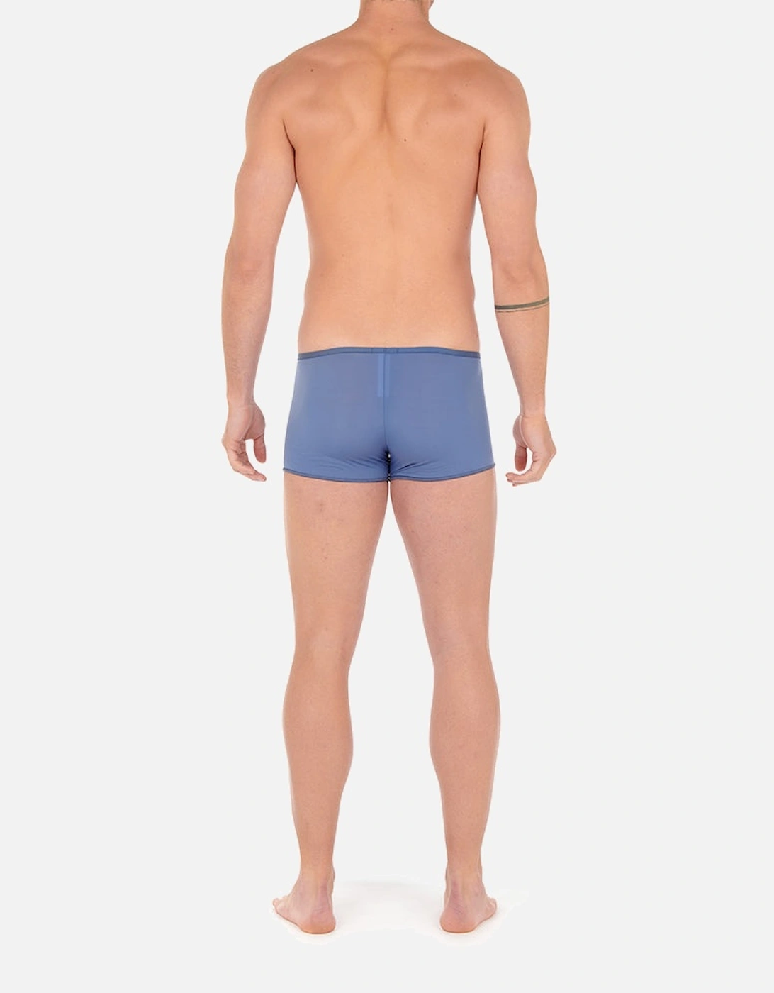 Plume Boxer Trunk, Mid Blue