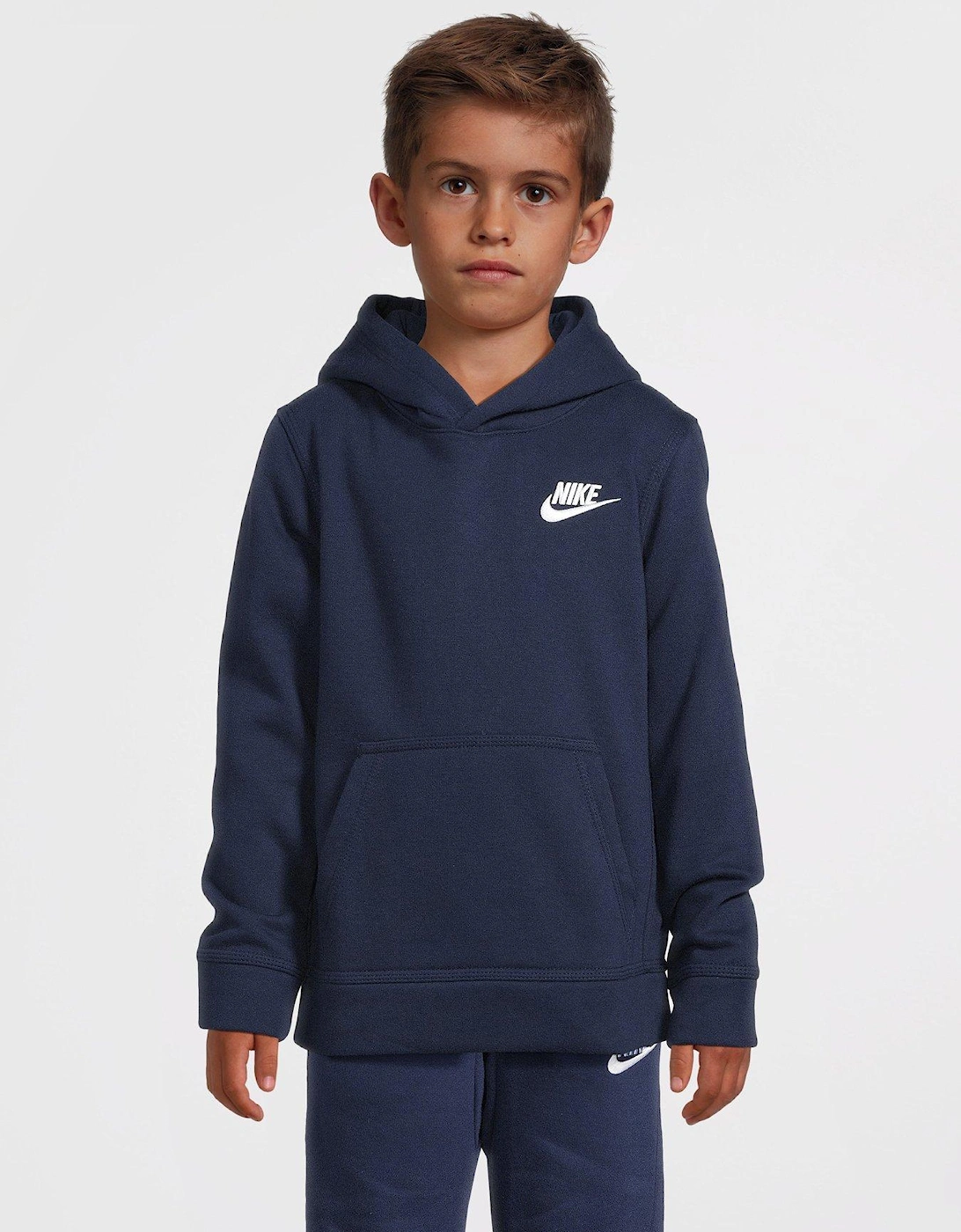 Younger Child Club Overhead Hoodie - Navy, 7 of 6