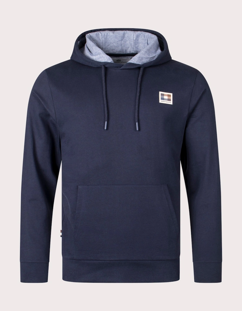 Active Club Check Patch Hoodie