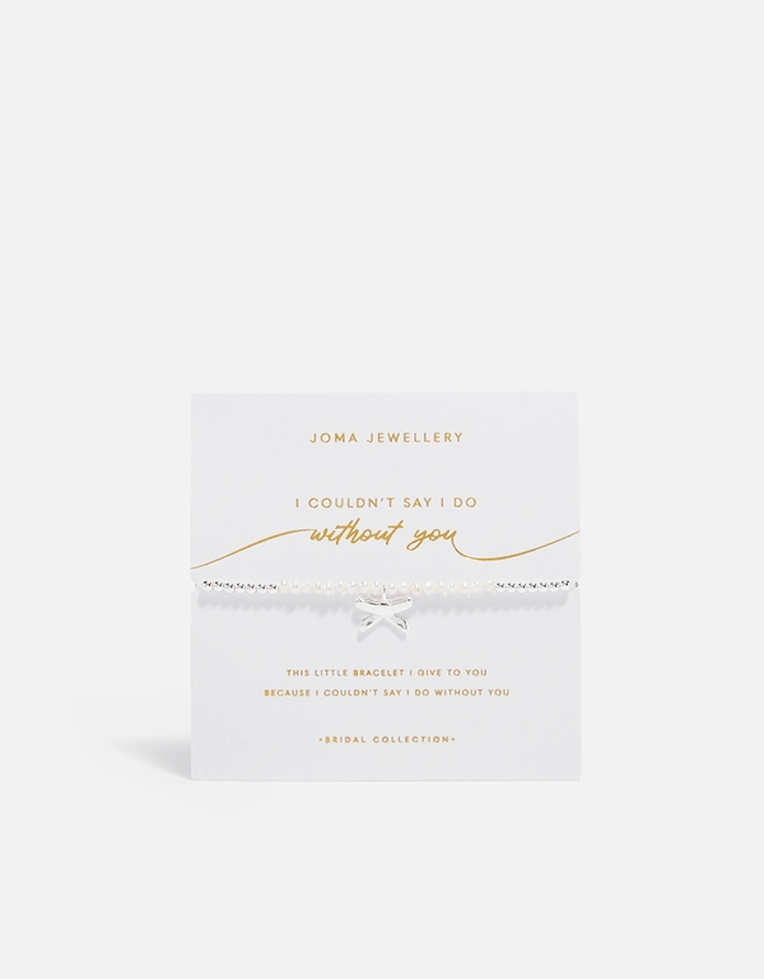 I Couldn't Say I Do Without You Pearl Bridal Silver-Plated Bracelet, 2 of 1