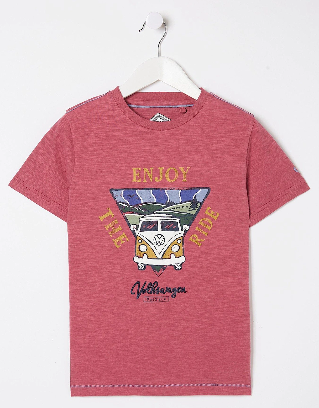 Boys VW Graphic T Shirt - Dark Pink, 2 of 1