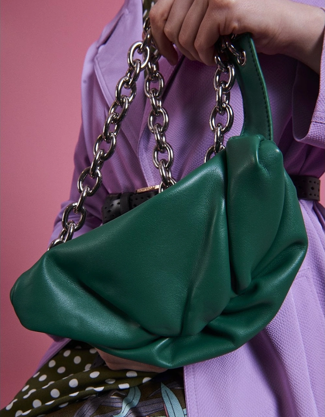 Green Charlotte Leather Bag, 3 of 2