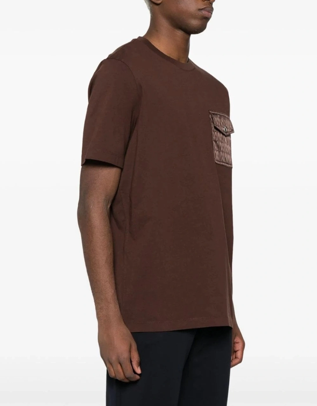 Monogram Pocket T-shirt Brown