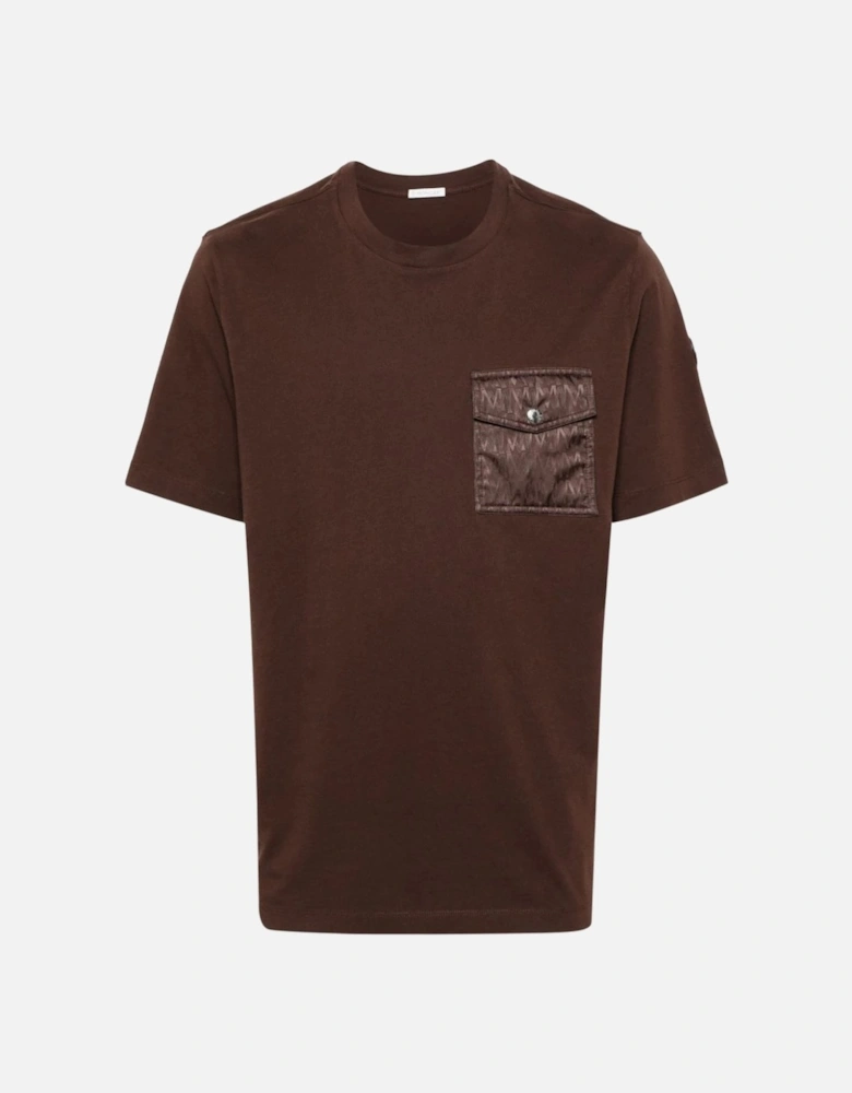 Monogram Pocket T-shirt Brown