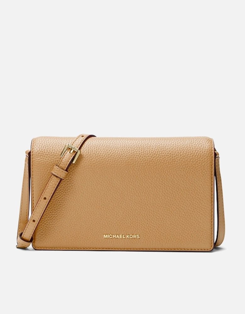 MICHAEL Jet Set Leather Crossbody Bag