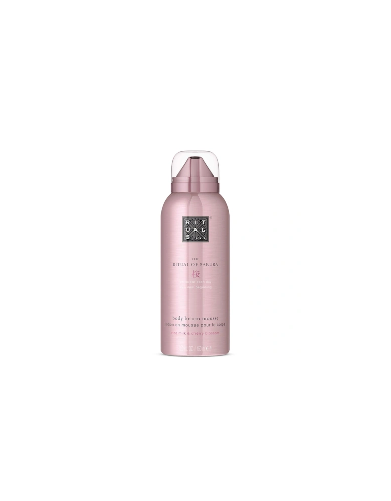 The Ritual of Sakura Floral Blossom and Rice Milk Body Lotion Mousse 150ml