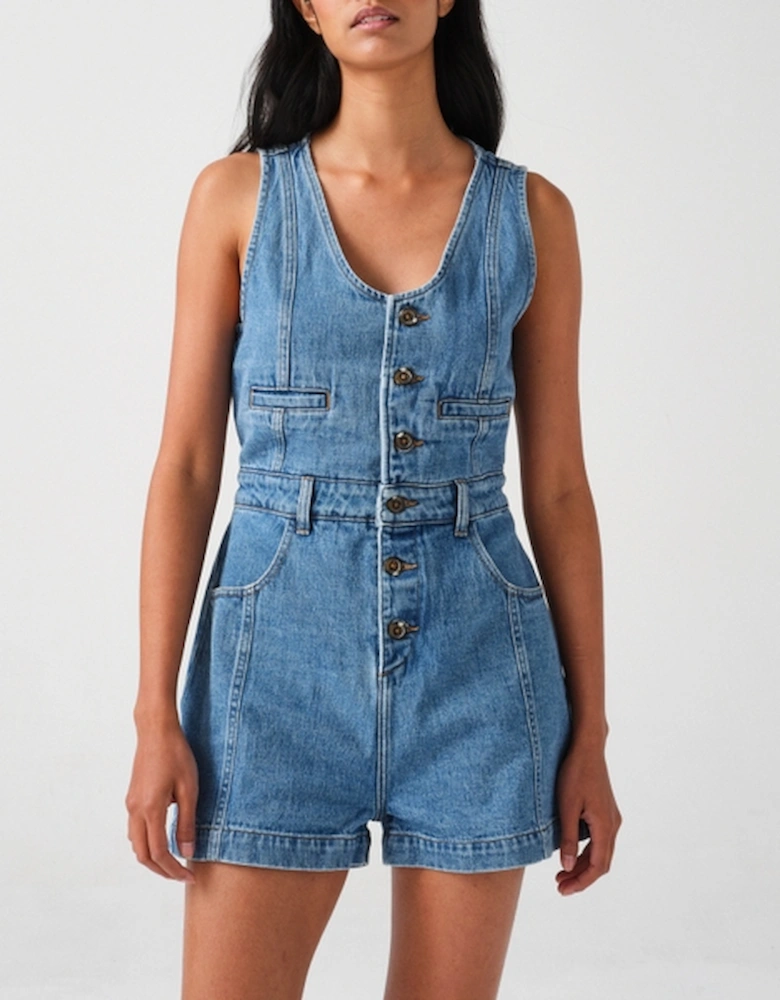 Bea Denim Playsuit