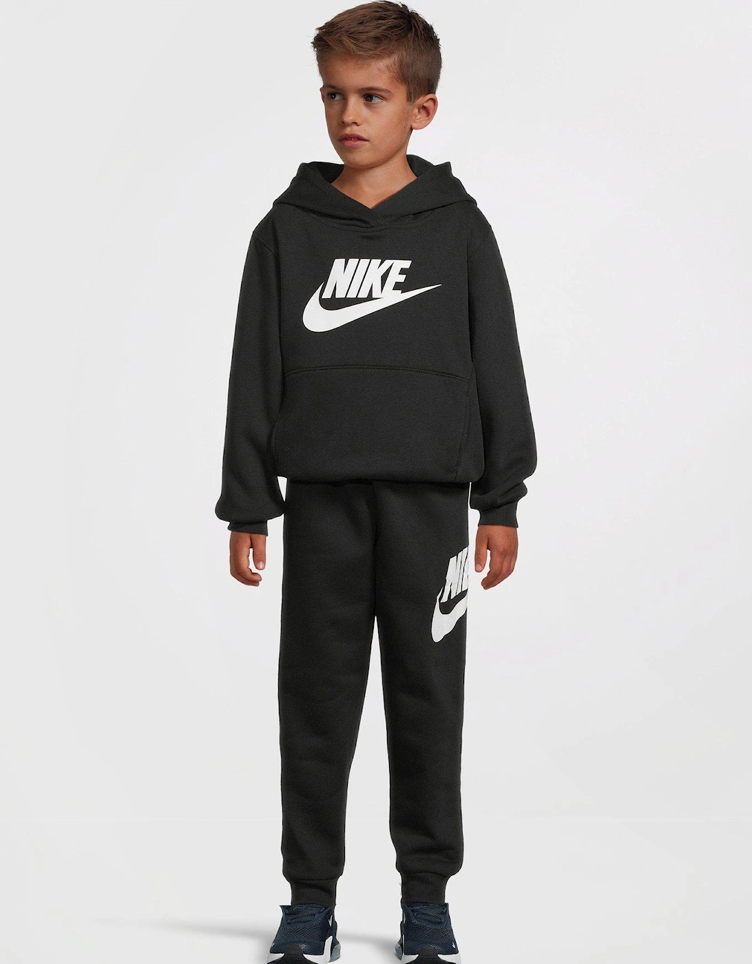 Kids Unisex Club Fleece Hoodie And Joggers Set - Black, 7 of 6