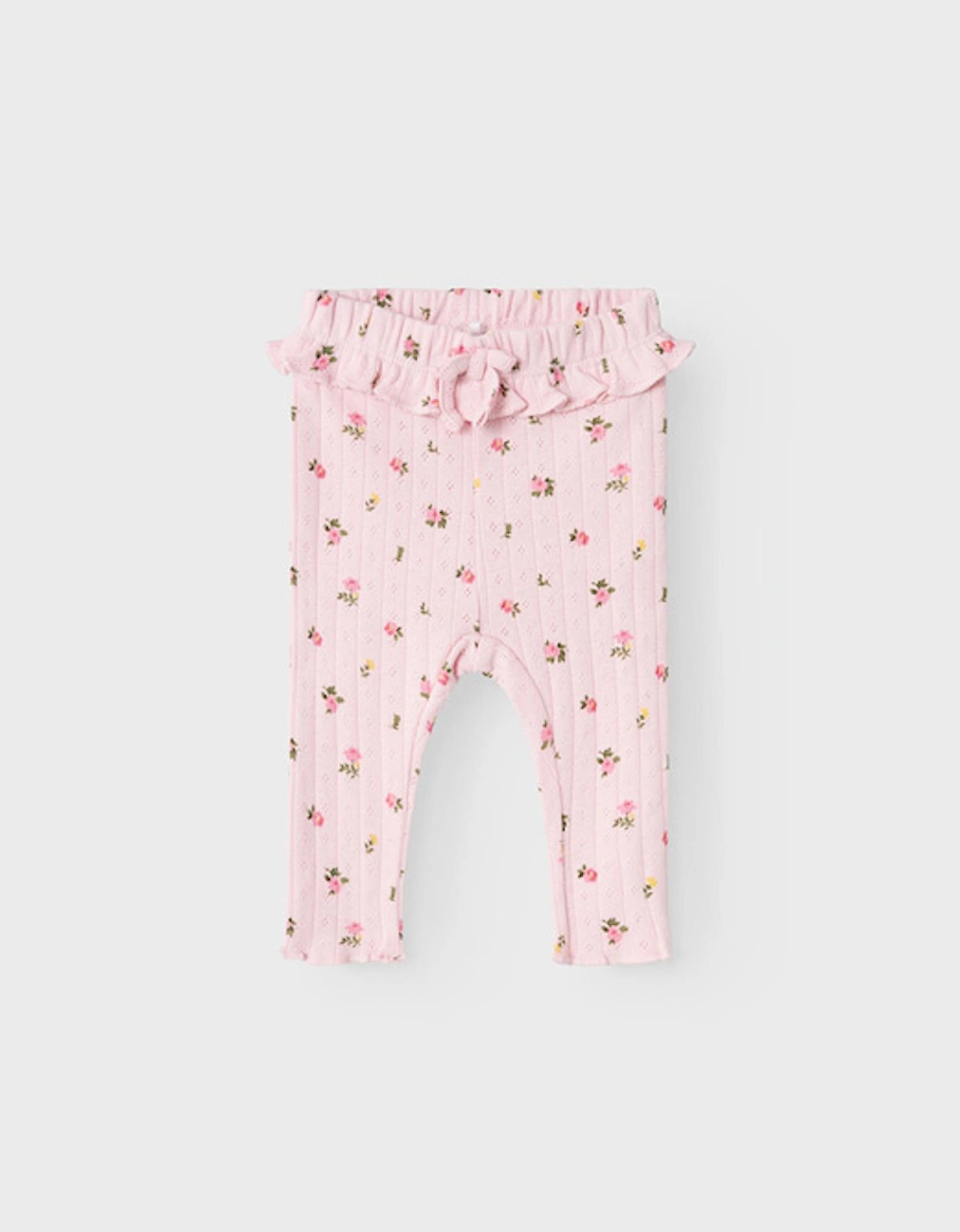 Baby Organic Cotton Leggings Parfait Pink, 5 of 4