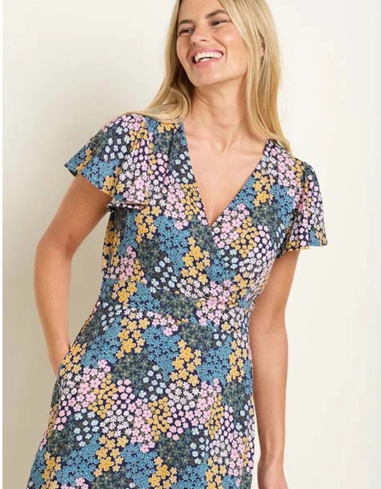 Women's Wildflower Meadow Wrap Dress Multi