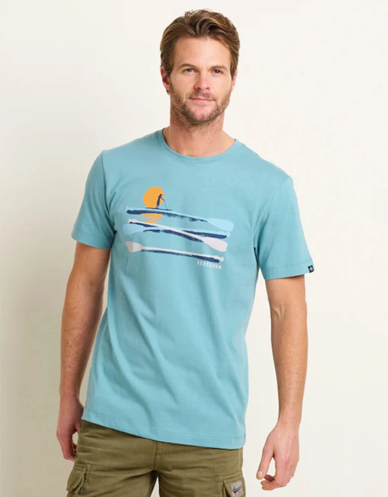 Men's Paddleboard Tee Blue