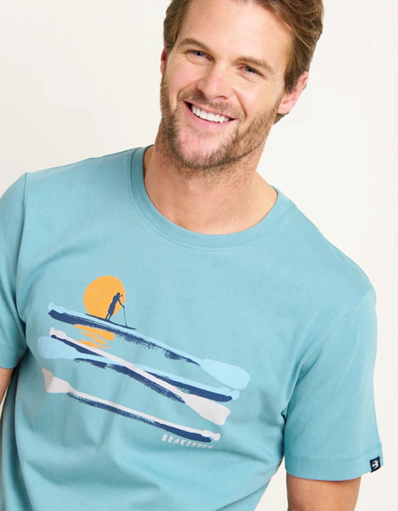 Men's Paddleboard Tee Blue