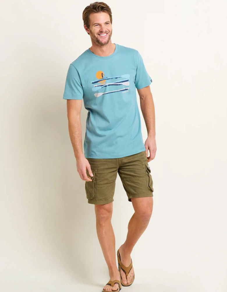 Men's Paddleboard Tee Blue