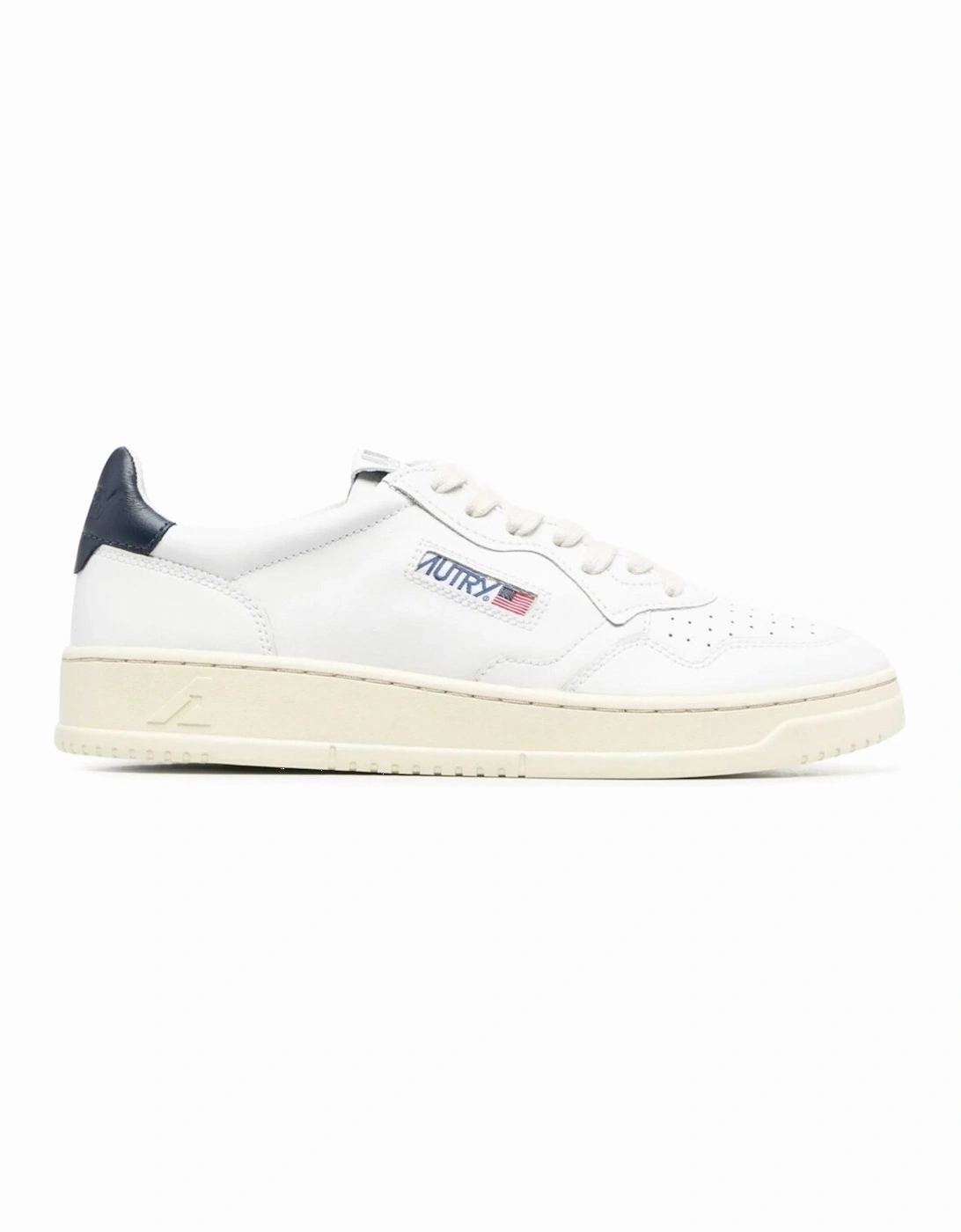 Medalist Low Top Leather Trainers White, 5 of 4
