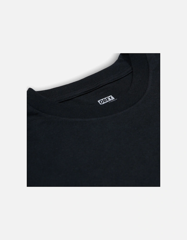 Icon Split T-Shirt - Black