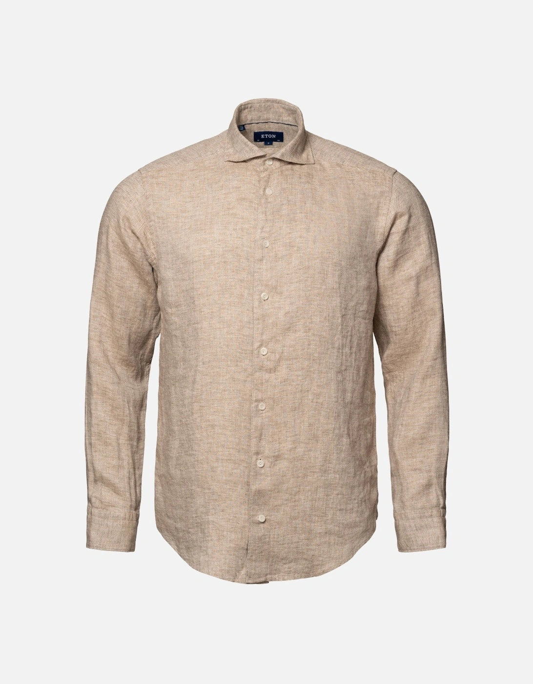 Twill Linen Shirt 38 Sand