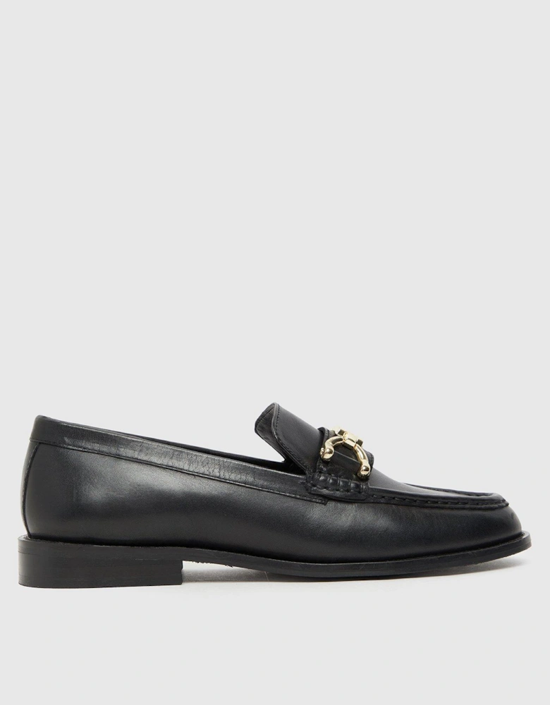 Lassie Leather Snaffle Loafer - Black