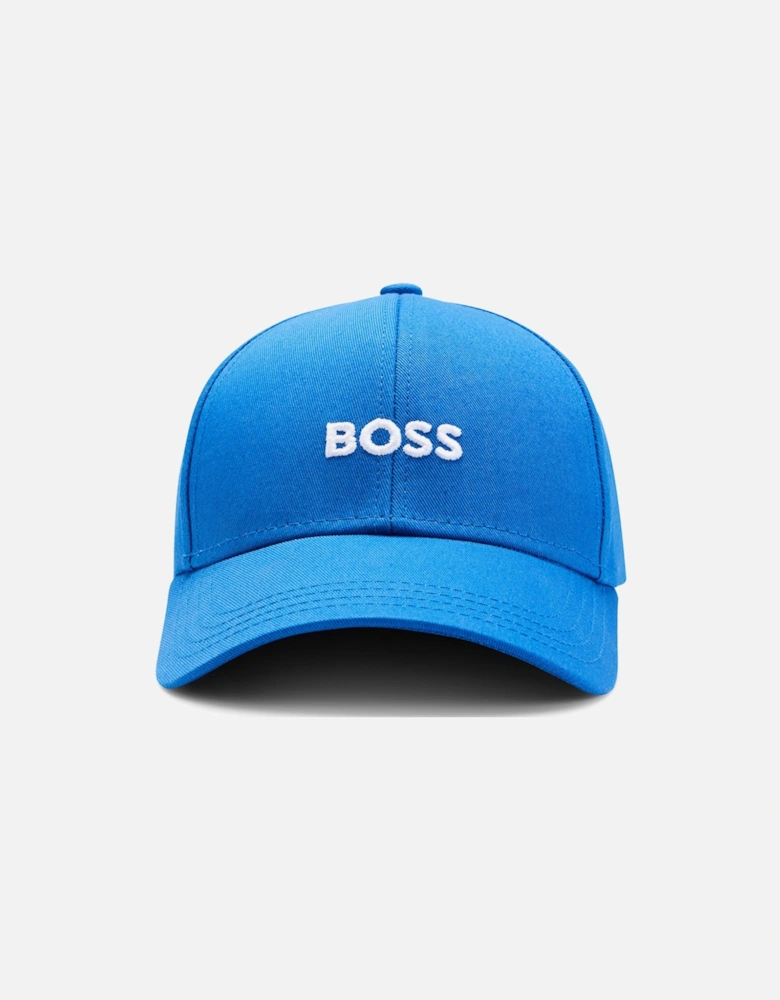 Black Zed Baseball Cap, Medium Blue