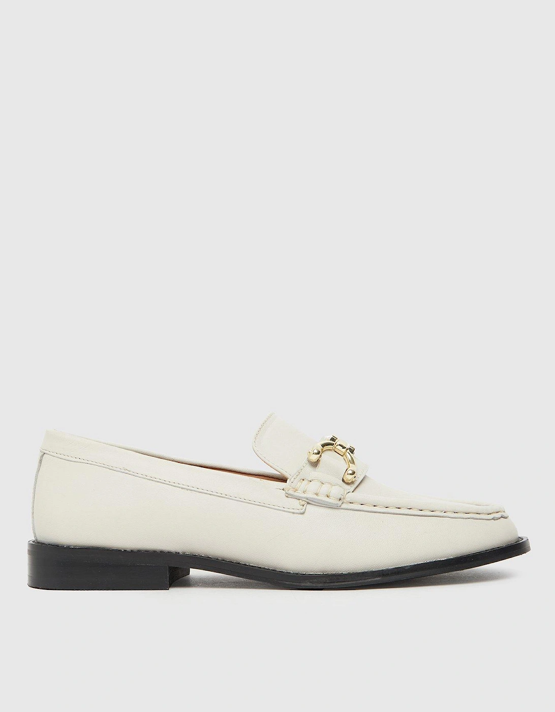 Lassie Leather Snaffle Loafer - Off White, 2 of 1