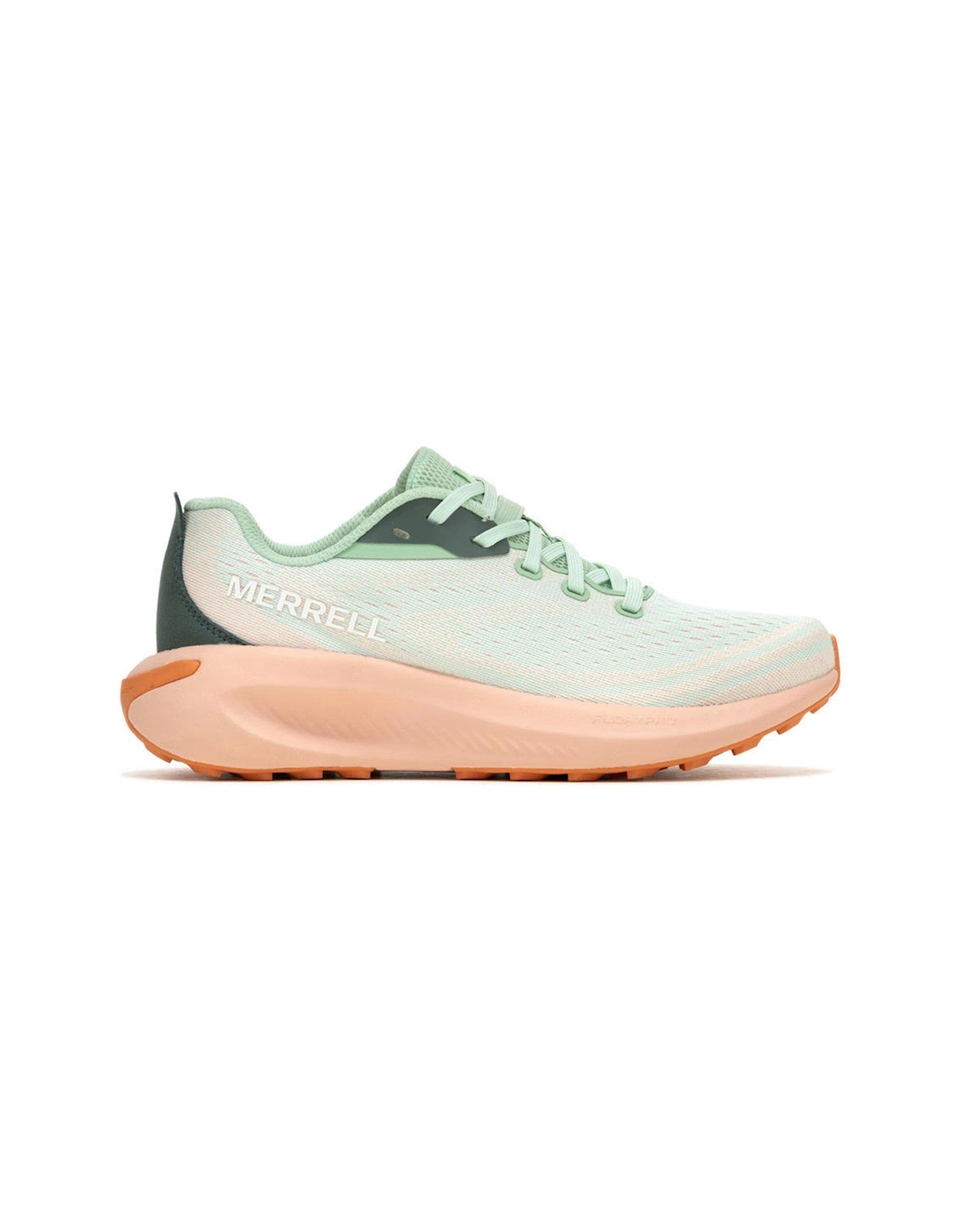 Womens Morphlite Trail Running Trainers - Green/peach, 3 of 2