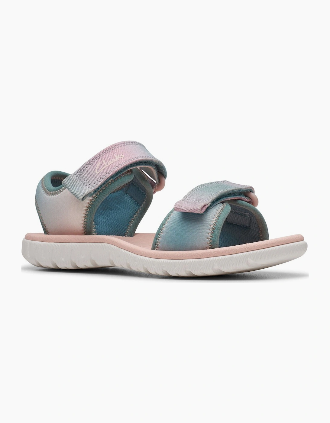 Clarks Girl's Surfing Tide Girls Sandals - Pink - Size: 7/F (Standard)