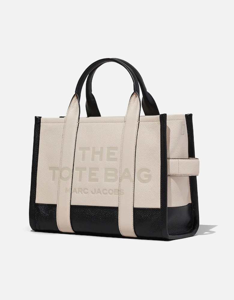 The Medium Colourblock Leather Tote Bag