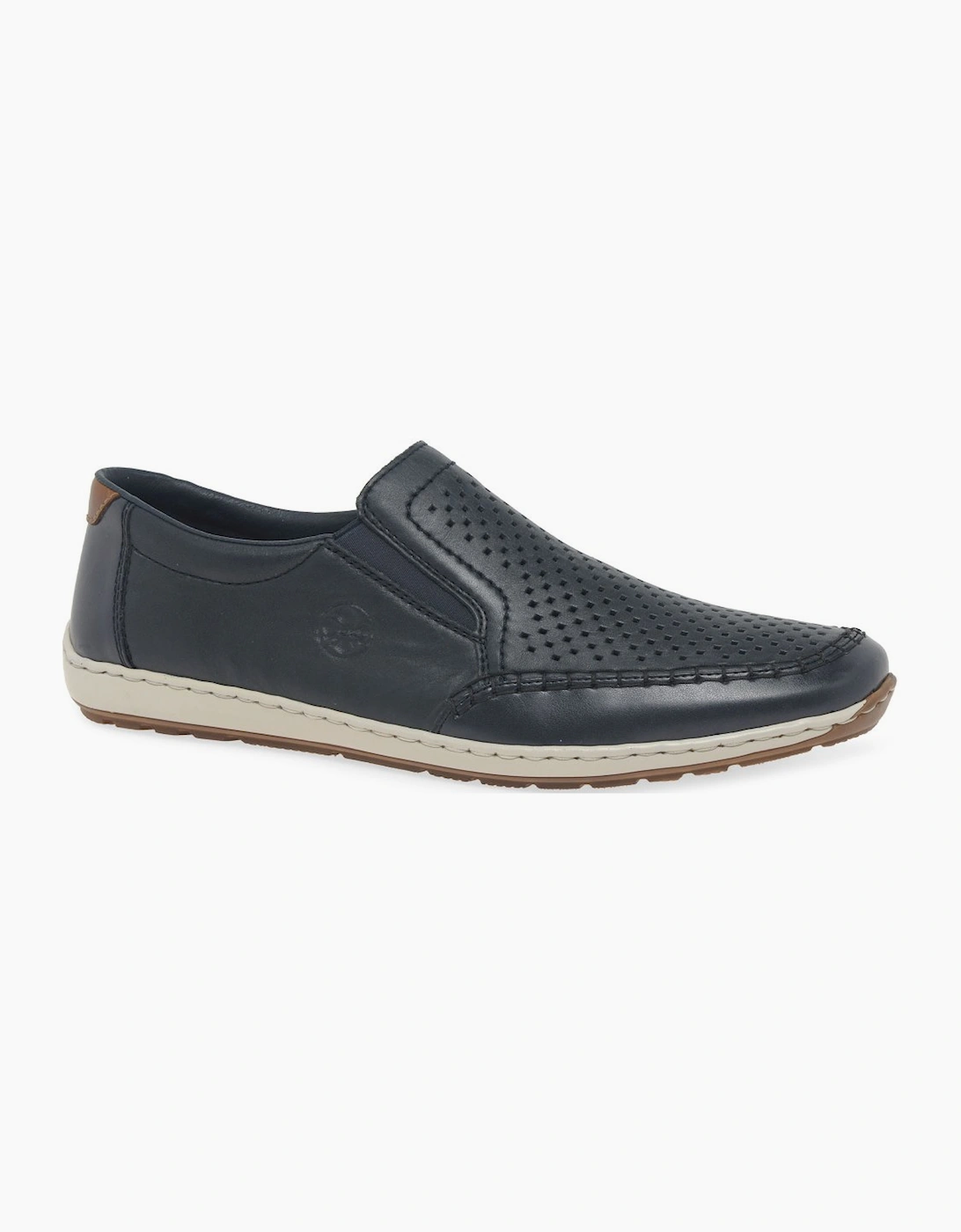 Rieker Men's Pronto Mens Slip On Shoes - Black - Size: 7.5