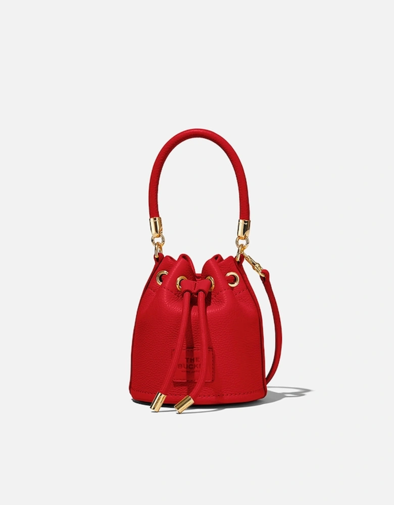 The Micro Leather Bucket Bag