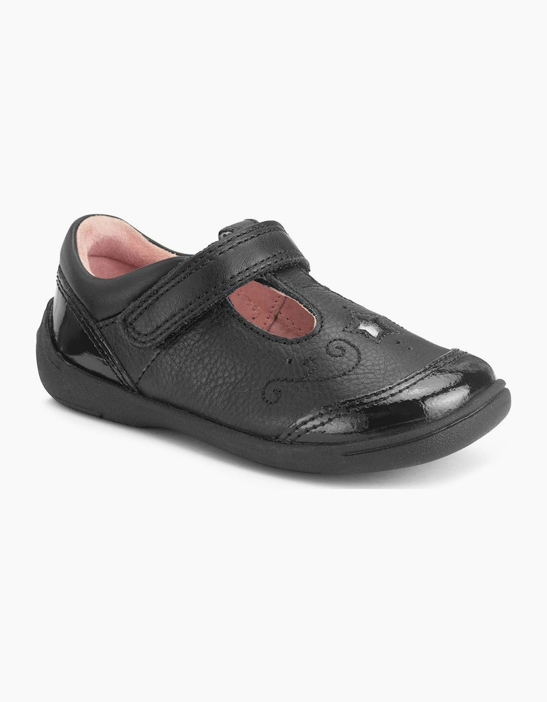 Start-Rite Girl's Dazzle Girls Infant School Shoes - Black - Size: 9.5/G (Wide)