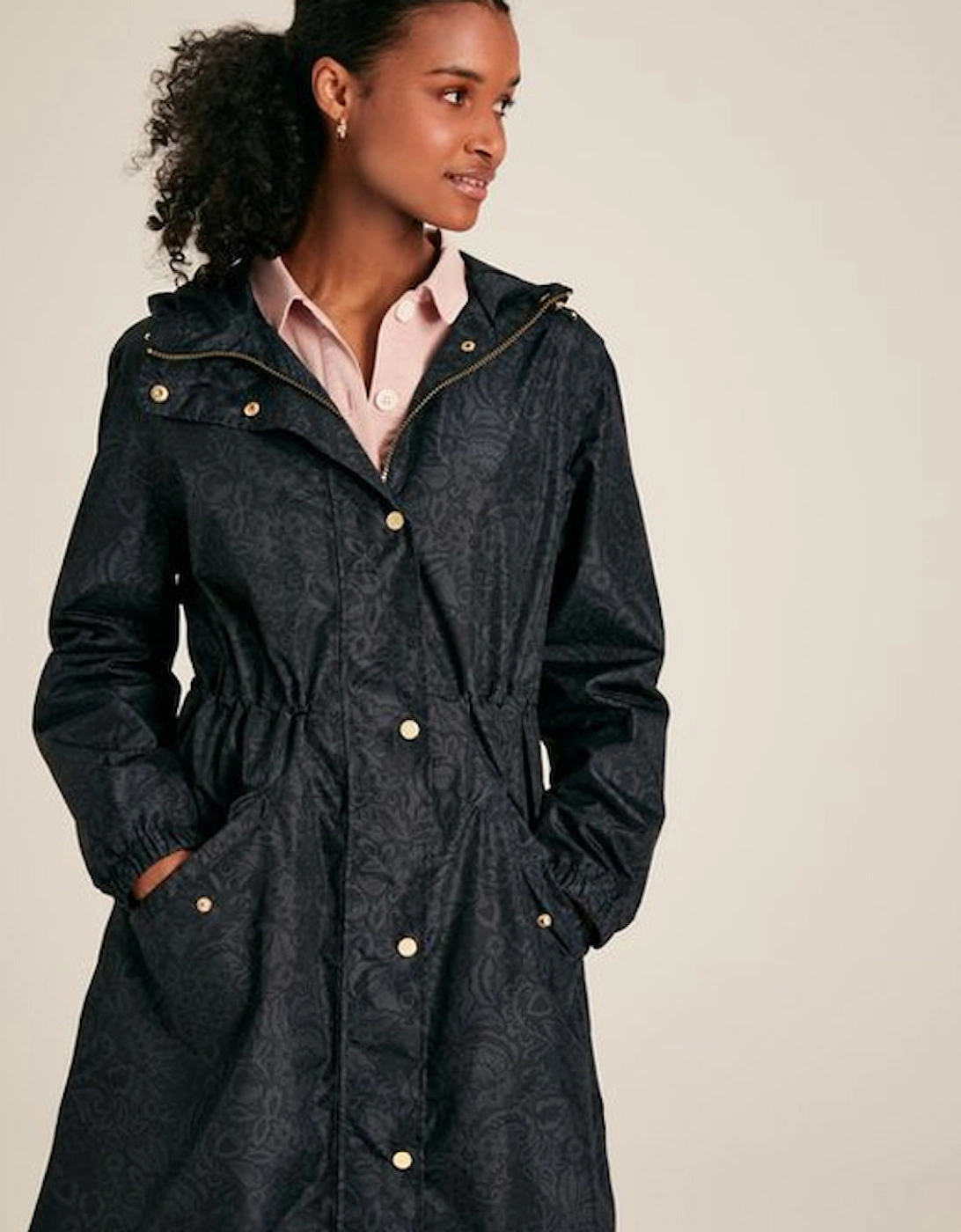 Women's Holkham Waterproof Packable Raincoat Navy