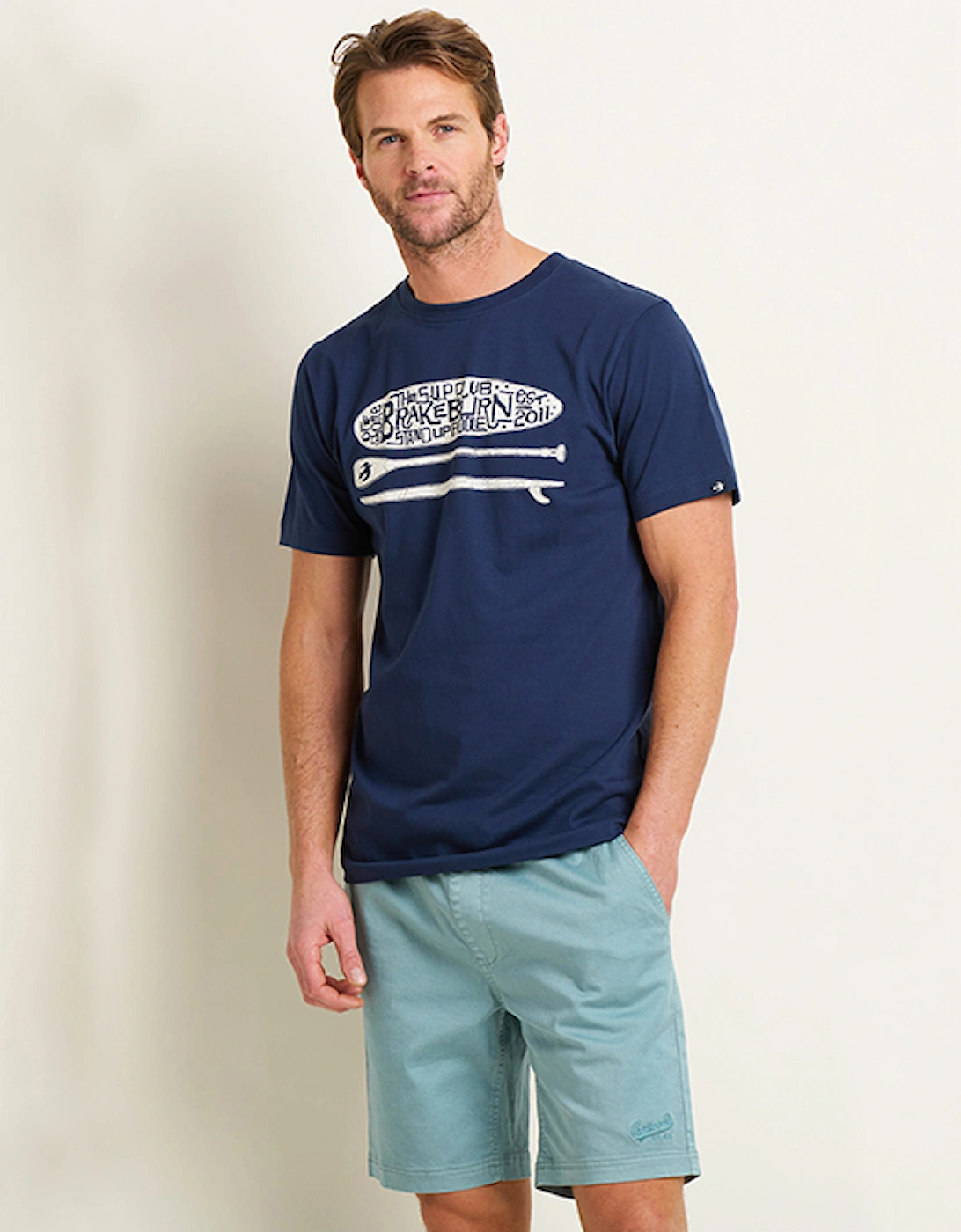 Men's Slip Tee Navy, 6 of 5