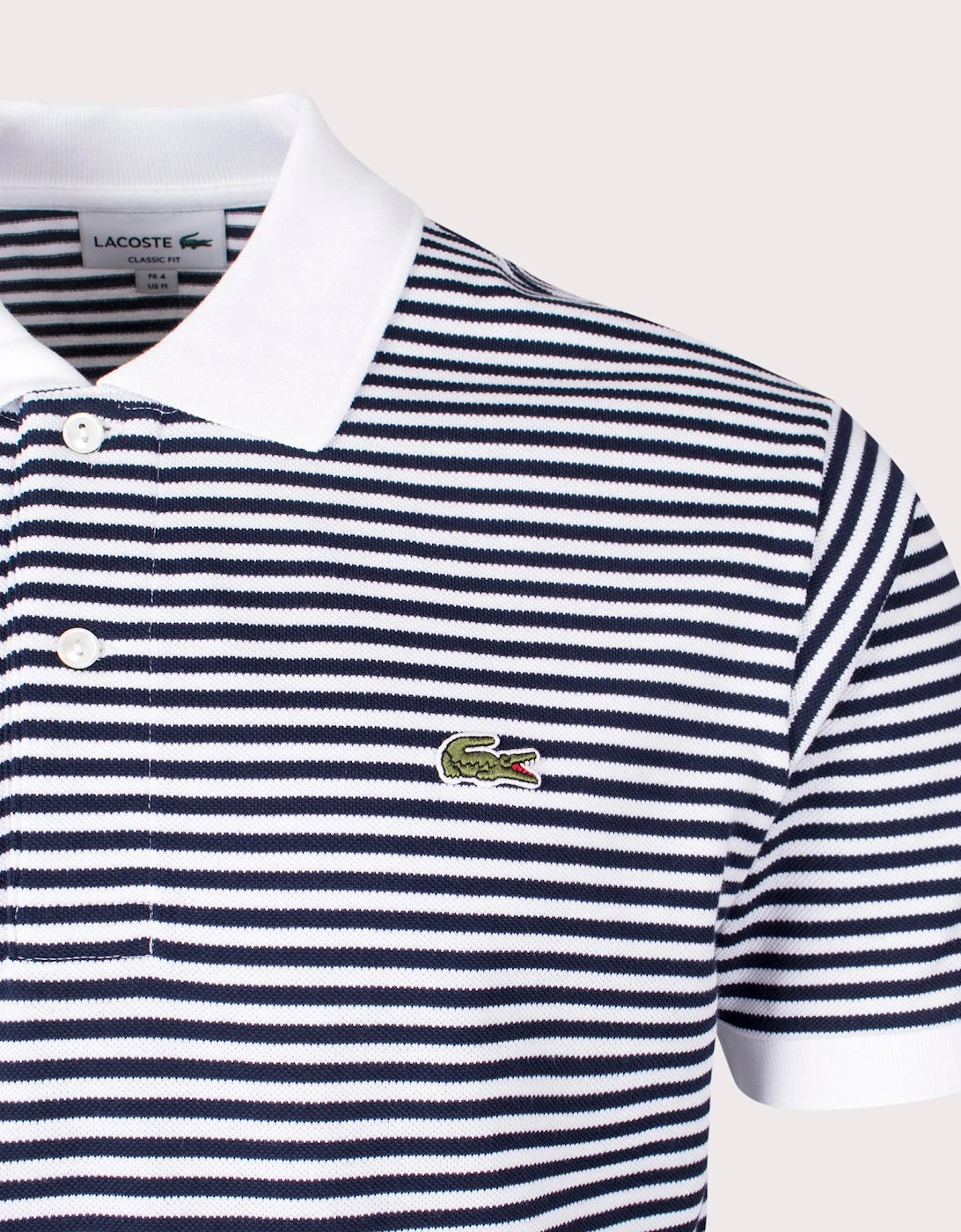 Ribbed Collar Polo Shirt