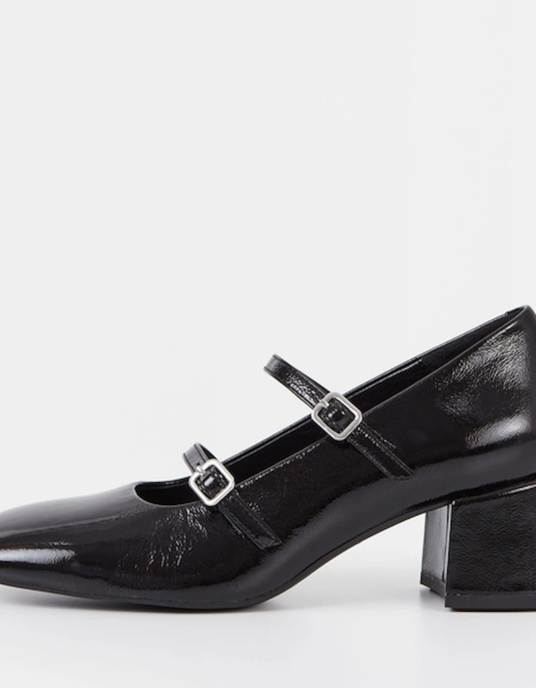 Women's Adison Patent-Leather Heeled Mary Jane Shoes