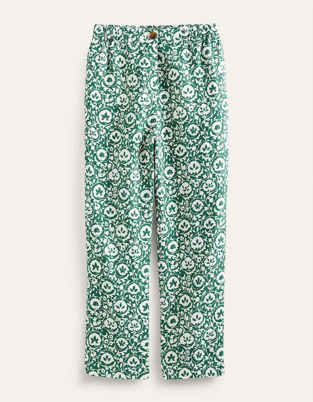 Pull-on Linen Trousers