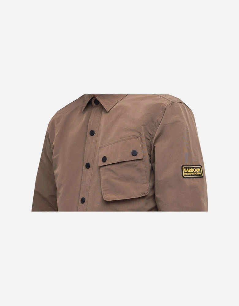 Men's Brown Control Overshirt