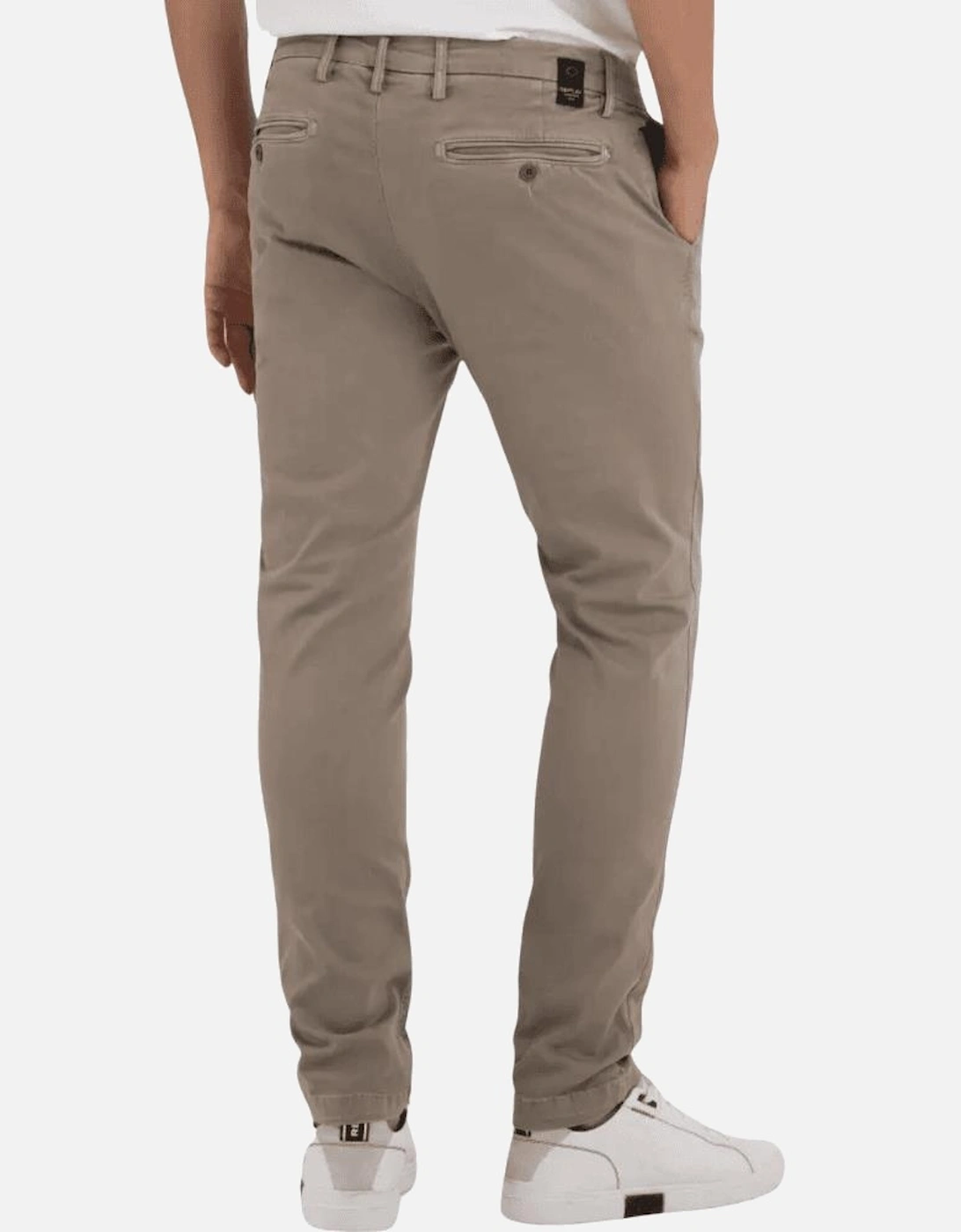 Zeumar Hyperflex Stretch Slim Fit Beige Chino