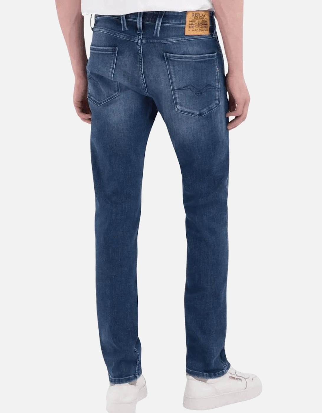 Anbass Dark Blue Slim Fit Jeans