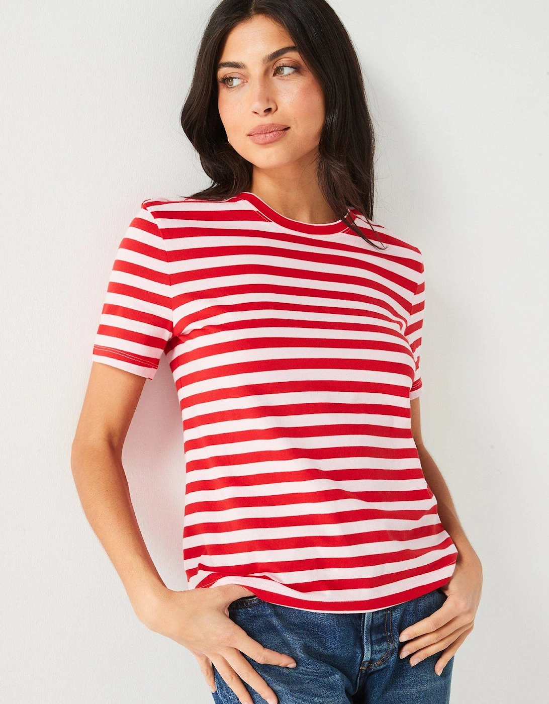 The Essential Stripe Crew Neck T-shirt, 7 of 6