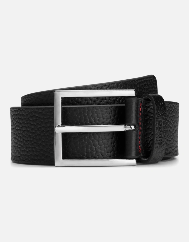 Giaspo Vintage Leather Belt, Black