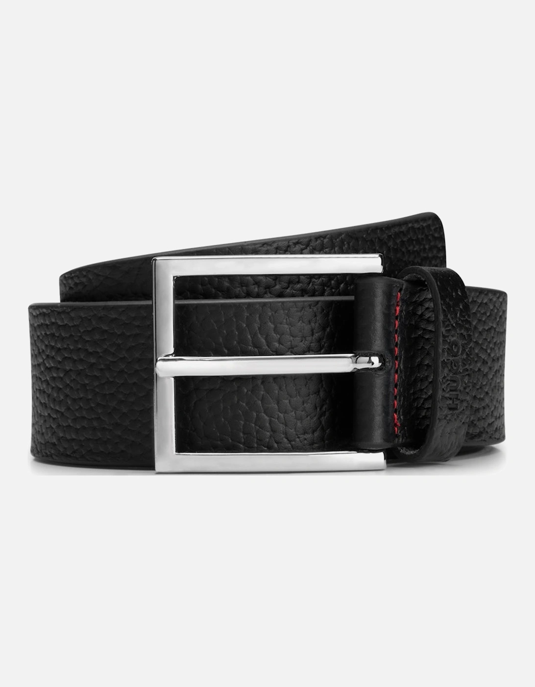 Giaspo Vintage Leather Belt, Black, 6 of 5