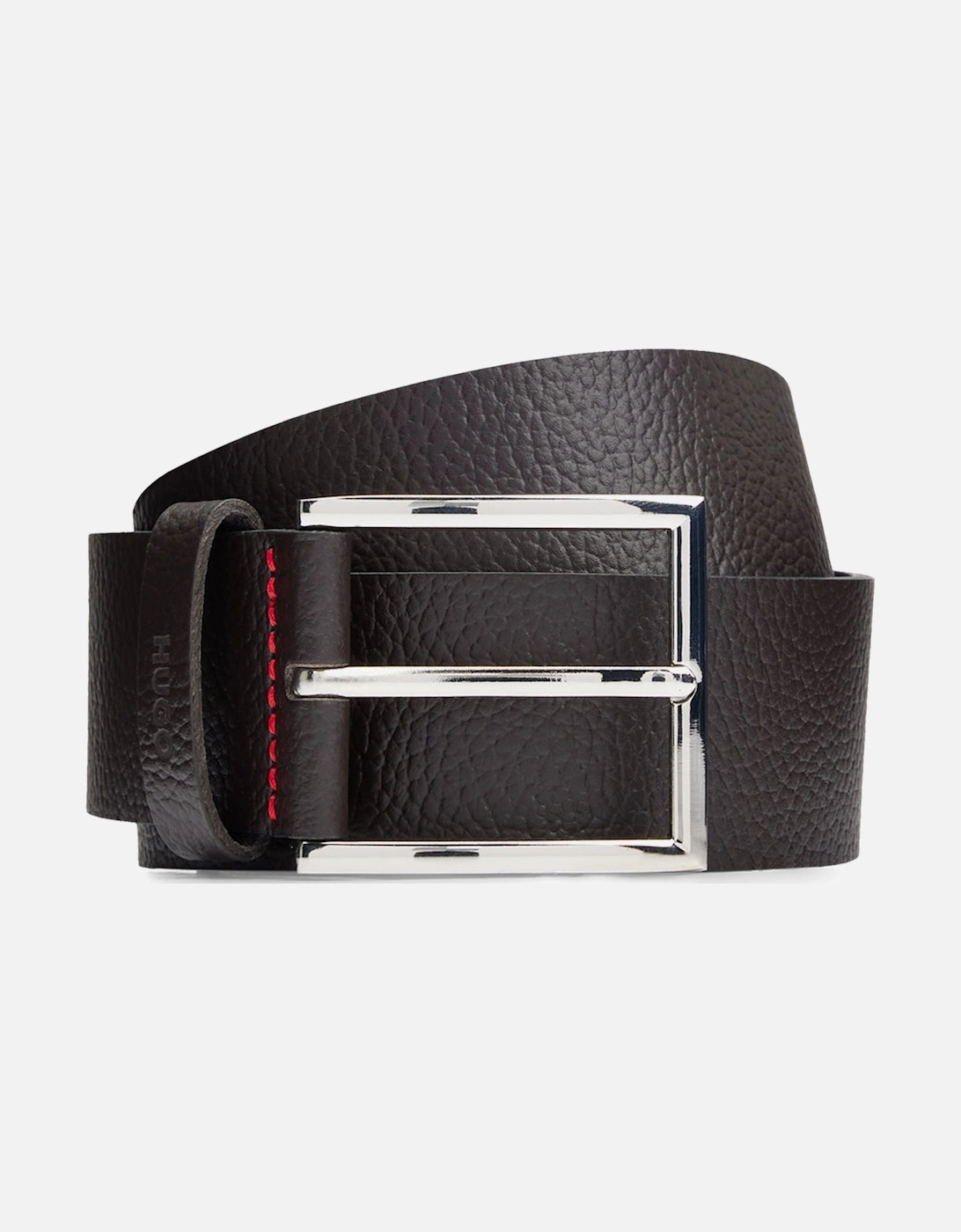 Giaspo Vintage Leather Belt, Dark Brown, 6 of 5