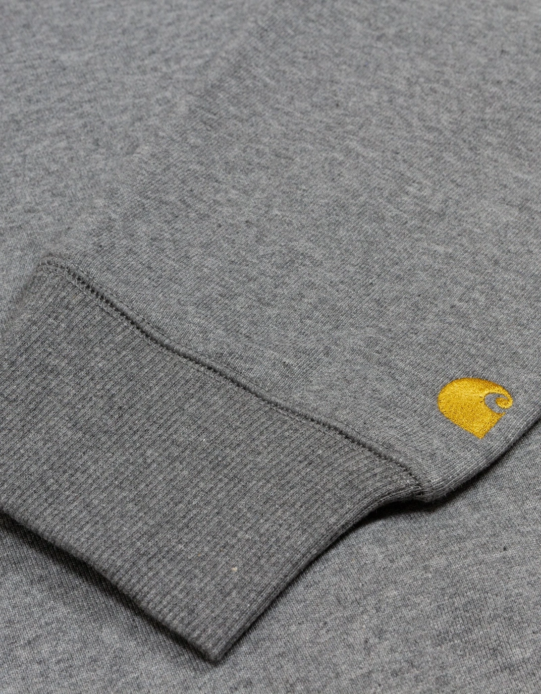 Chase Crew Sweatshirt - Dark Grey Heather/Gold